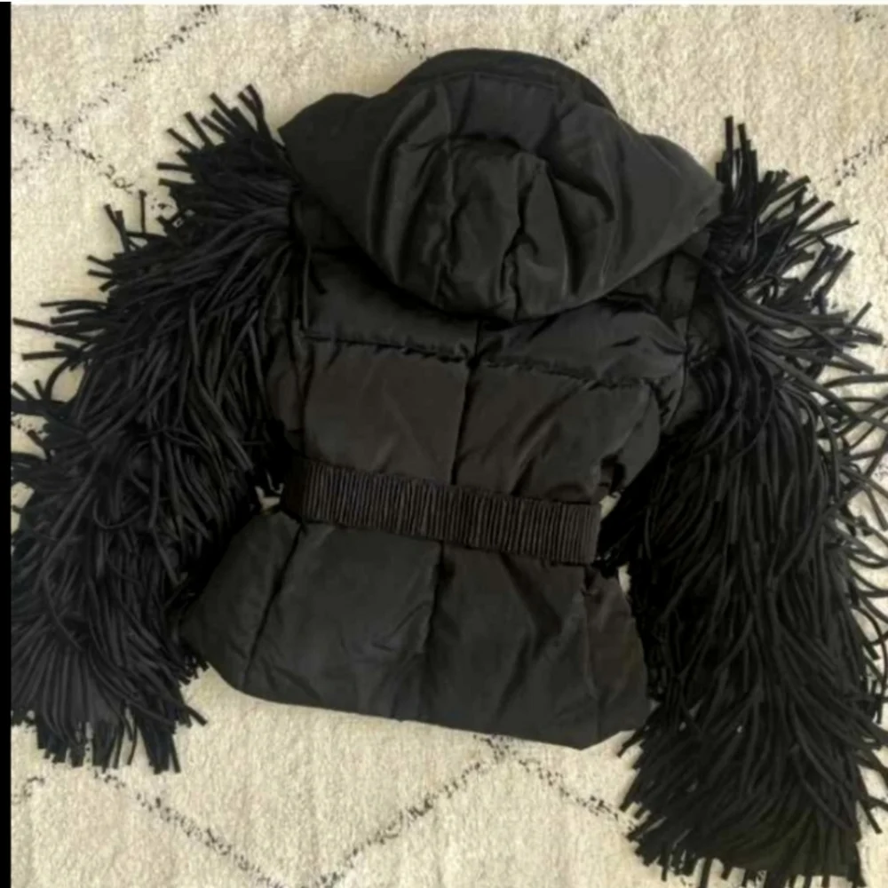 BALMAIN Hooded Fringe Jacket - Picture 1 of 14